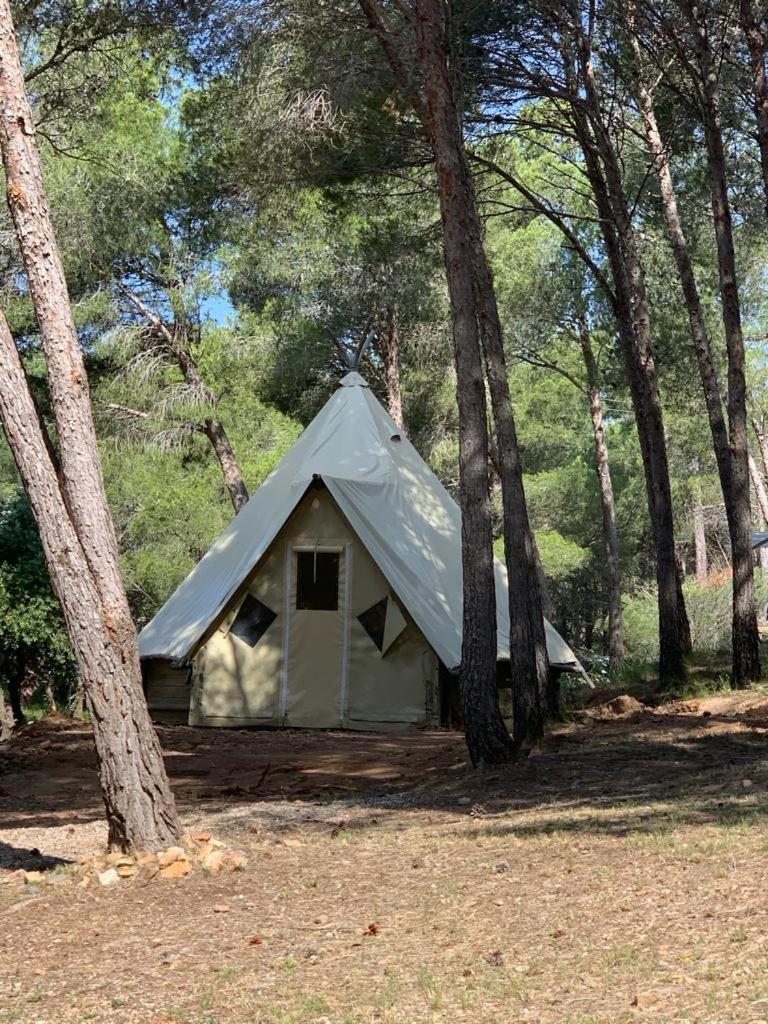 Camping Le Bois De Pins Salses-le-Château Eksteriør billede